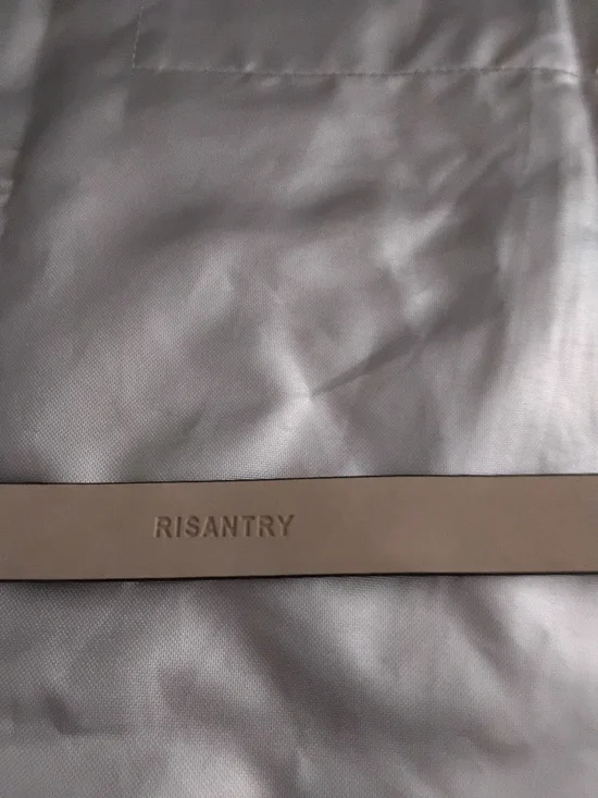 Women's Black Leather Belt with Gold Buckle - Picture 5 of 5